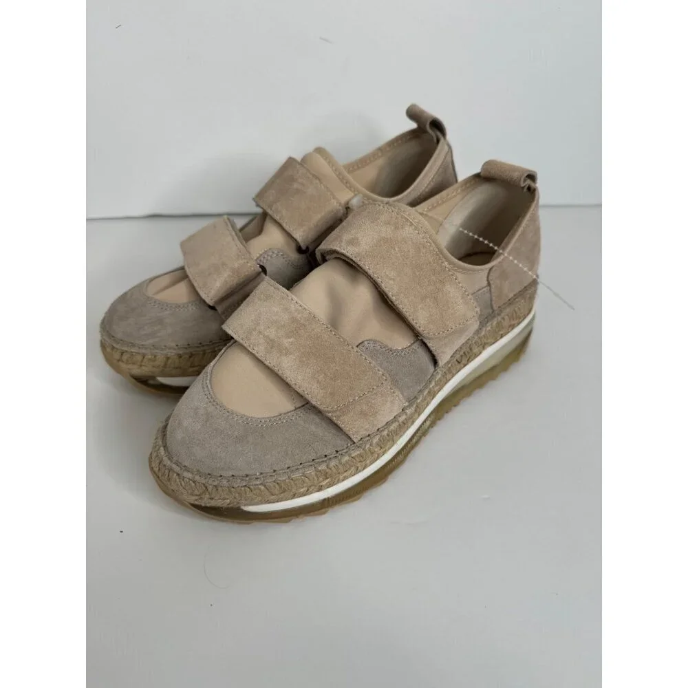 FREE PEOPLE Chapmin Double Take Sneakers EU 38 Ivory Combo - Picture 3 of 7